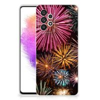 Samsung Galaxy A73 5G Silicone Back Cover Vuurwerk - thumbnail