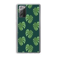 Monstera leaves: Samsung Galaxy Note 20 / Note 20 5G Transparant Hoesje