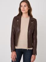Leren biker jack Leren biker jack