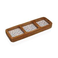 Snackdienblad Versa Blume 30 X 3,5 X 10 CM