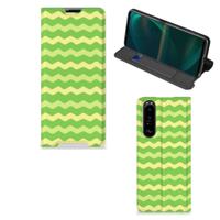 Sony Xperia 5 III | Hoesje met Magneet | Waves Green