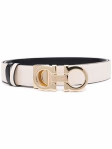 Ferragamo ceinture réversible Gancini - Tons neutres