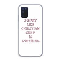 Christian Grey: Samsung Galaxy A03s Transparant Hoesje