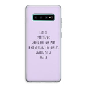 GSM: Samsung Galaxy S10 Plus Transparant Hoesje