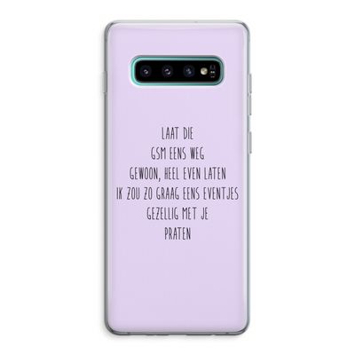 GSM: Samsung Galaxy S10 Plus Transparant Hoesje