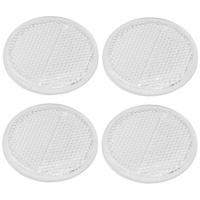 ProPlus Reflector - set 4x - wit - zelfklevend - 60mm - rond