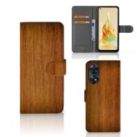 OPPO Reno8 T 4G | Book Style Case | Donker Hout
