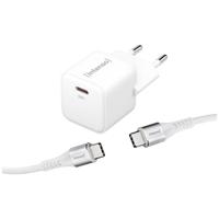 Intenso W30C + C315C USB-oplader Binnen Uitgangsstroom (max.) 3 A Aantal uitgangen: 1 x USB-C GaN, USB Power Delivery (USB-PD)