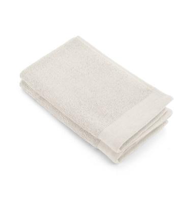 Walra gastendoek soft cotton kiezel grijs 30x50 cm set van 2 (beige)
