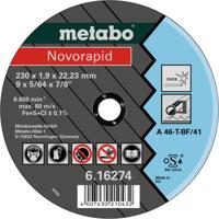 Metabo 616273000 Doorslijpschijf recht 180 mm 25 stuk(s) Blik, Profiel