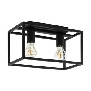 EGLO Eldrick Plafondlamp - E27 - 40 cm - Zwart