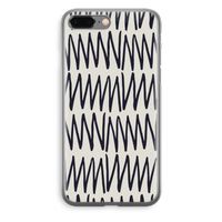Marrakech Zigzag: iPhone 8 Plus Transparant Hoesje