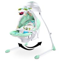 Sevils Schommelstoel Bugie+ mint, de ideale babyswing vanaf 0+