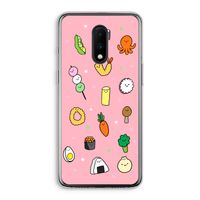 Happy bento friends: OnePlus 7 Transparant Hoesje