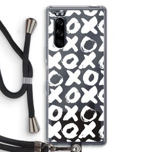 XOXO: Sony Xperia 5 Transparant Hoesje met koord