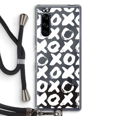 XOXO: Sony Xperia 5 Transparant Hoesje met koord
