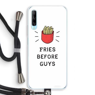 Fries before guys: Huawei P Smart Pro Transparant Hoesje met koord