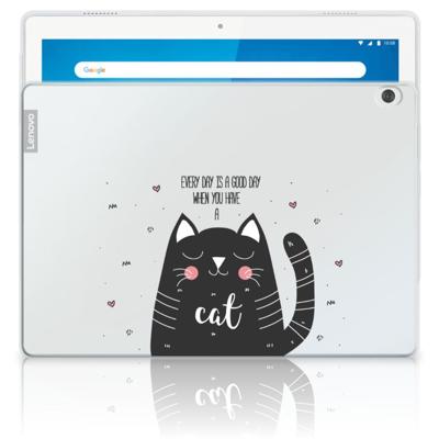 Lenovo Tab M10 Tablet Back Cover Cat Good Day