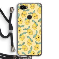 Citroenen: Pixel 3a Transparant Hoesje met koord