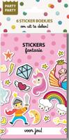 Party party 6 sticker boekjes fantasie interstat