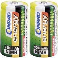 Conrad energy Endurance HR20 Oplaadbare D batterij (mono) NiMH 9500 mAh 1.2 V 2 stuk(s) - thumbnail