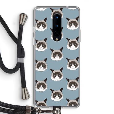 It's a Purrr Case: OnePlus 8 Transparant Hoesje met koord