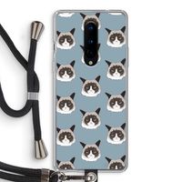 It's a Purrr Case: OnePlus 8 Transparant Hoesje met koord