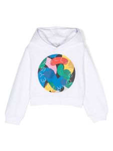 Stella McCartney Kids hoodie à logo imprimé - Blanc