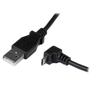 StarTech.com 2 m micro USB-kabel A-naar-micro-B met neerwaartse hoek