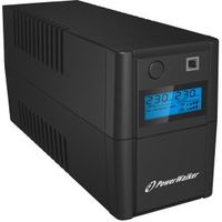 PowerWalker VI 850SE LCD/IEC Line-interactive 0,85 kVA 480 W 4 AC-uitgang(en)
