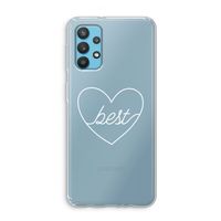 Best heart pastel: Samsung Galaxy A32 4G Transparant Hoesje