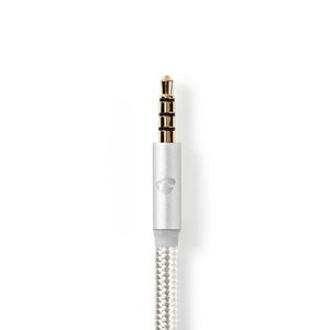 Nedis CCTB65940AL10 audio kabel 1 m USB C 3.5mm Aluminium