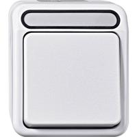 Schneider Electric MEG3150-8019 AquaStar Compleet Knop spatwaterdicht Polar-wit 1 stuks 1 stuk(s)