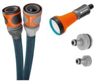 GARDENA textielslang liano xtreme 10 m set (donkergrijs/oranje)