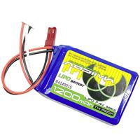 Absima LiPo accupack 7.4 V 1200 mAh Aantal cellen: 2 Softcase BEC