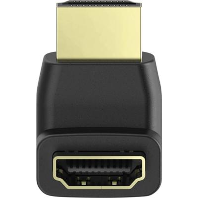Hama 00205164 HDMI Adapter [1x HDMI-bus - 1x HDMI-stekker] Zwart