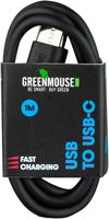 Greenmouse 46956545 USB-kabel 1 m USB C USB A Zwart - thumbnail