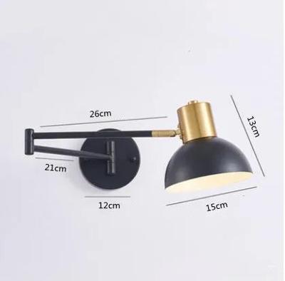 LUXARM Verstelbare Wandlamp met Lange Arm