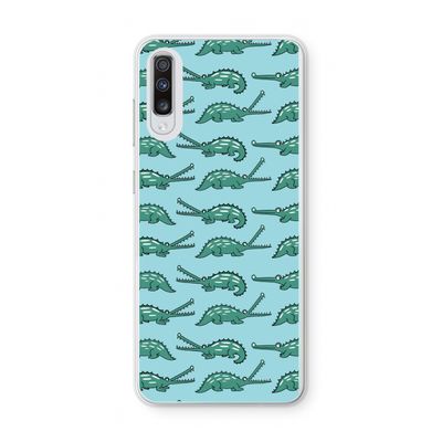 Kroko: Samsung Galaxy A70 Transparant Hoesje