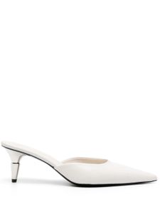 Proenza Schouler mules en cuir 60 mm - Blanc