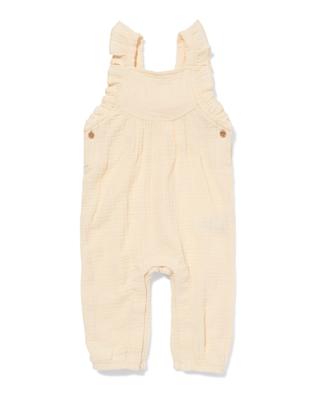 HEMA Newborn jumpsuit mousseline ecru (ecru)