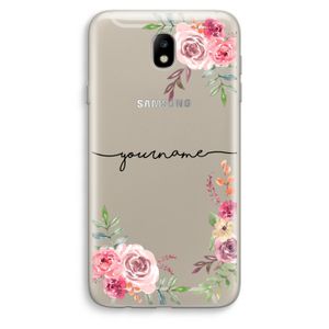 Rozen: Samsung Galaxy J7 (2017) Transparant Hoesje