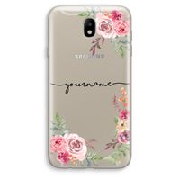 Rozen: Samsung Galaxy J7 (2017) Transparant Hoesje