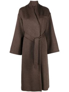 Claudie Pierlot manteau ceinturé à boutonnière croisée - Marron