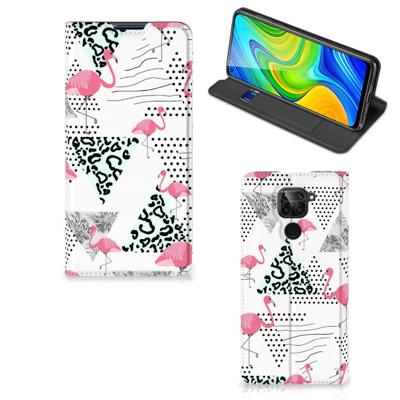 Xiaomi Redmi Note 9 | Hoesje maken | Flamingo Triangle