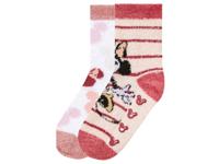 2 paar kinder huissokken Disney (23-26, Roze) 2 paar kinder huissokken Disney (23-26, Roze)