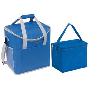 Koeltassen set blauw 27 en 4.5 liter