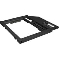 ICY BOX IB-AC649 inbouwframe Adapter voor 2,5" HDD/SSD in laptop DVD bay