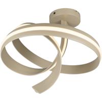 LED Plafondlamp - Cinque Cisenna - 1 Lichtpunt van 46 Watt - Dimbaar - Aanpasbare Lichtkleur - Warm Beige - Metaal