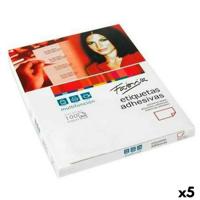 Klevende etiketten Fabrisa Wit 100 Lakens (5 Stuks)
